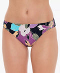 Salt Cove Juniors Midnight Bloom Hipster Bikini Bottoms  Color Black Multi Size M
