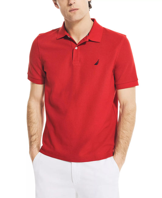 Nautica Men's Classic Performance Deck Polo Shirt  Color Nautica Red Size XL