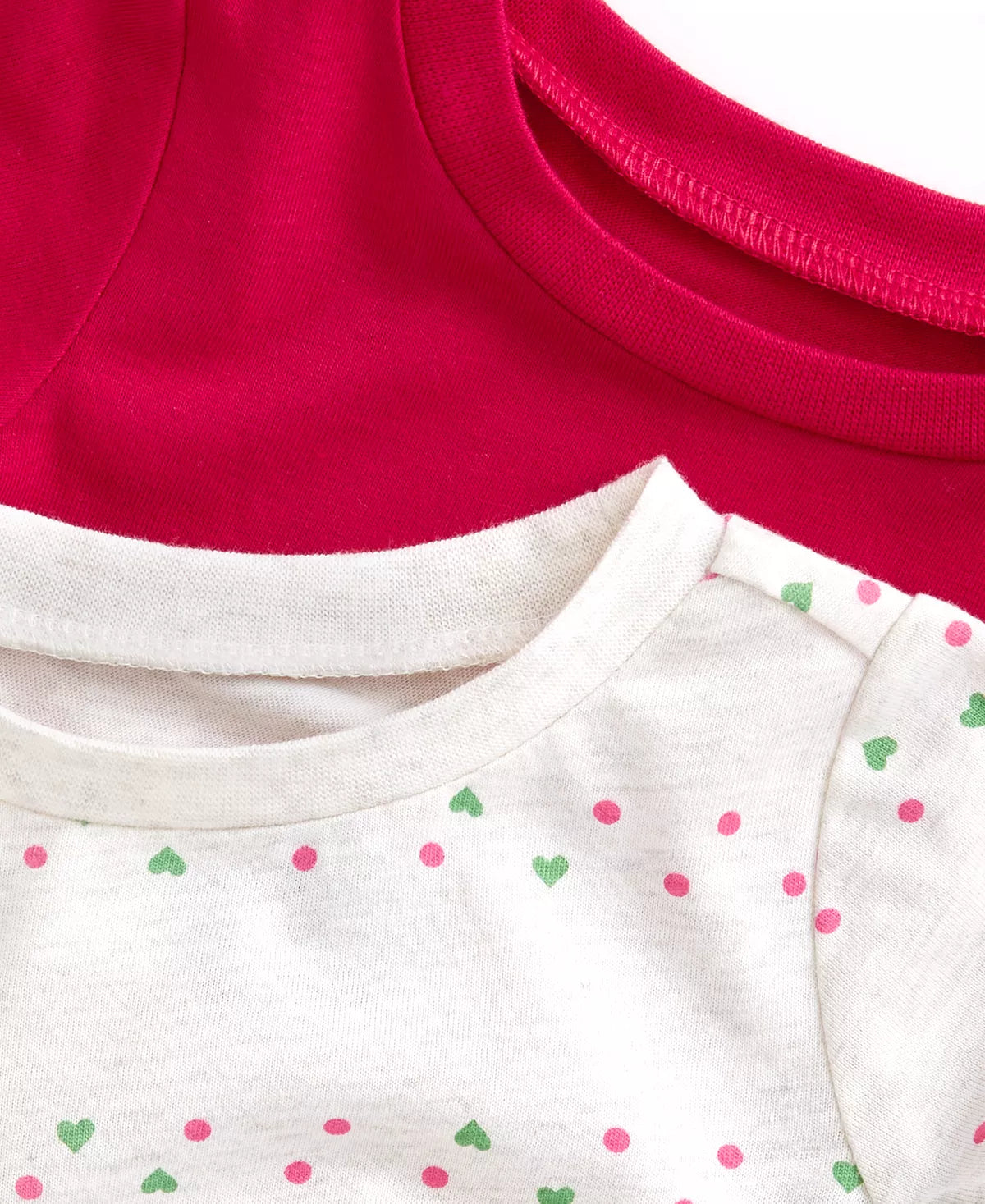 First Impressions Baby Girls Chloe 2-Pk. Solid & Heart Long-Sleeve Dresses  Color Bone Hthr Size 24 Months