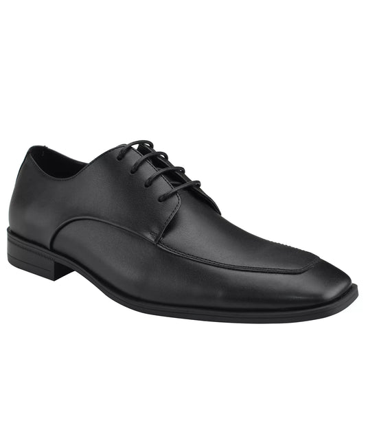 Calvin Klein Men's Malley Lace-Up Dress Oxfords  Black Leather Size 12