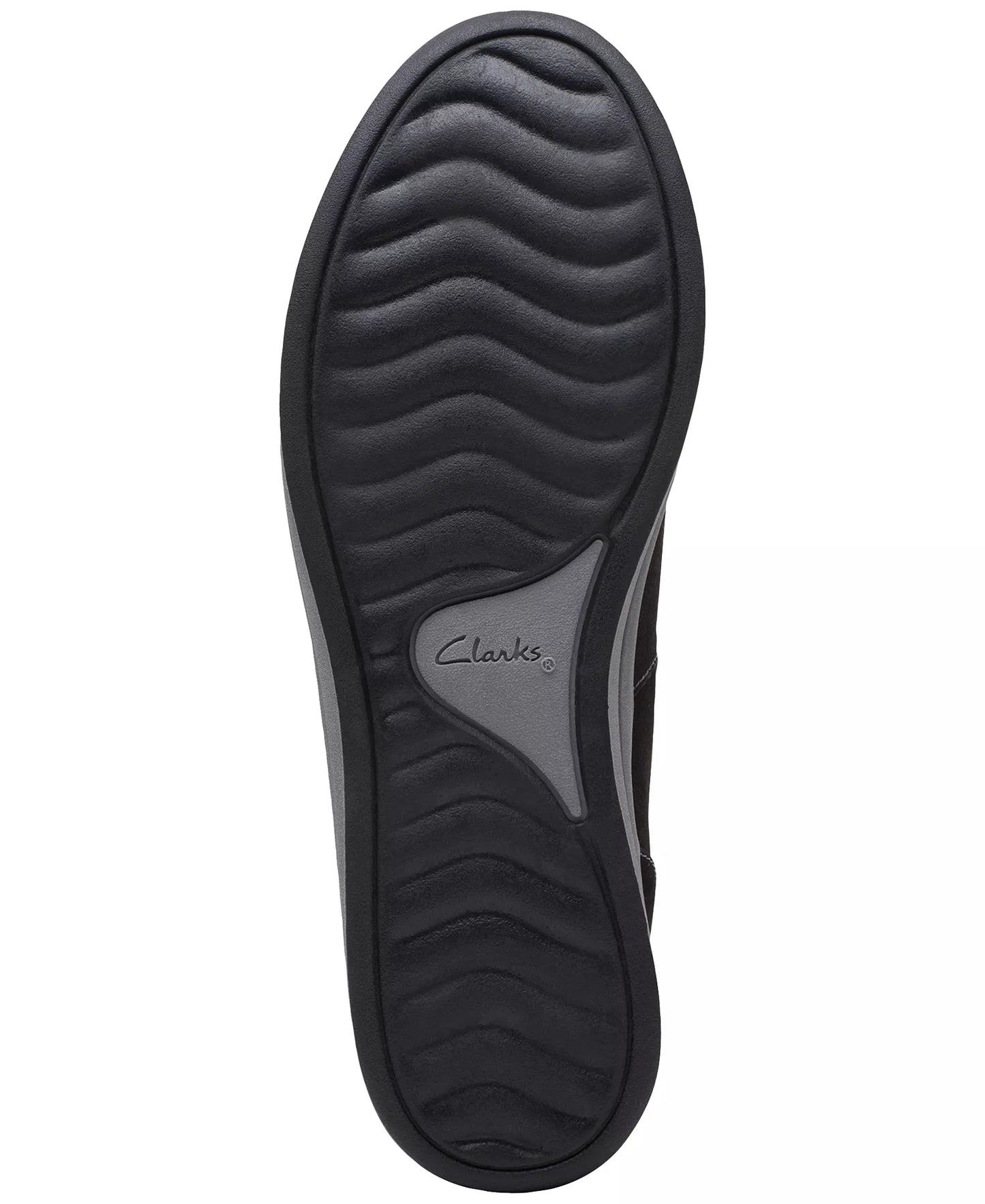 Clarks Women's Breeze Glide Lace-Up Zip Sneakers   Black Size 9