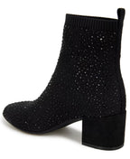Kenneth Cole Reaction Women's Rida Stretch Jewel Dress Booties  Black Size 9.5