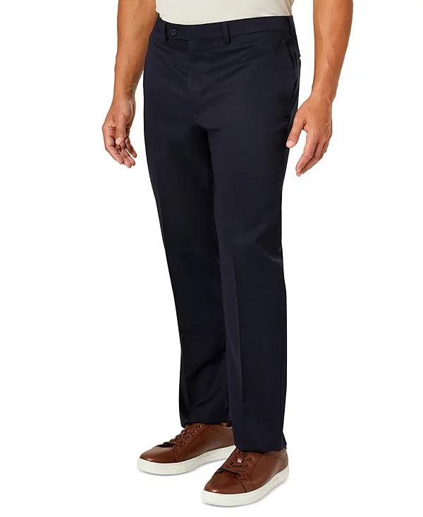 Van Heusen Men's Classic-Fit 2-Pc Suit  Color Navy Solid 46L x 39 Waist