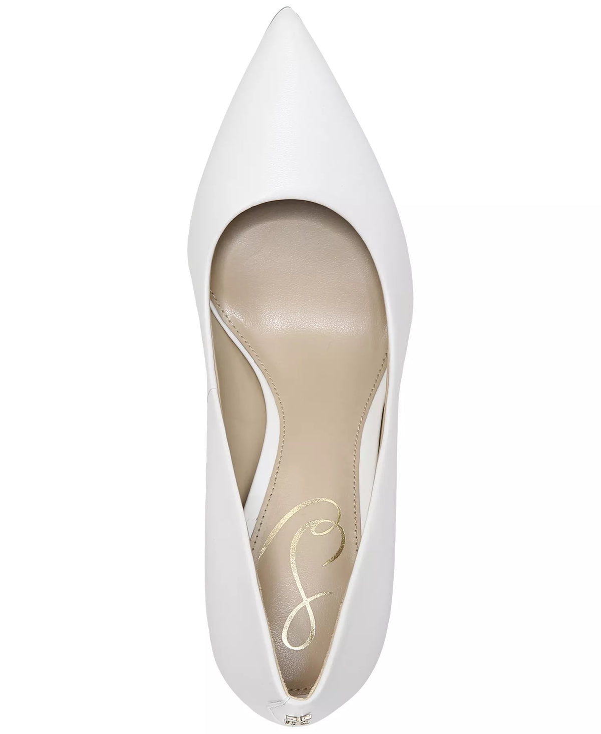 Sam Edelman Women's Hazel Stiletto Pumps  Bright White Leather Size 6