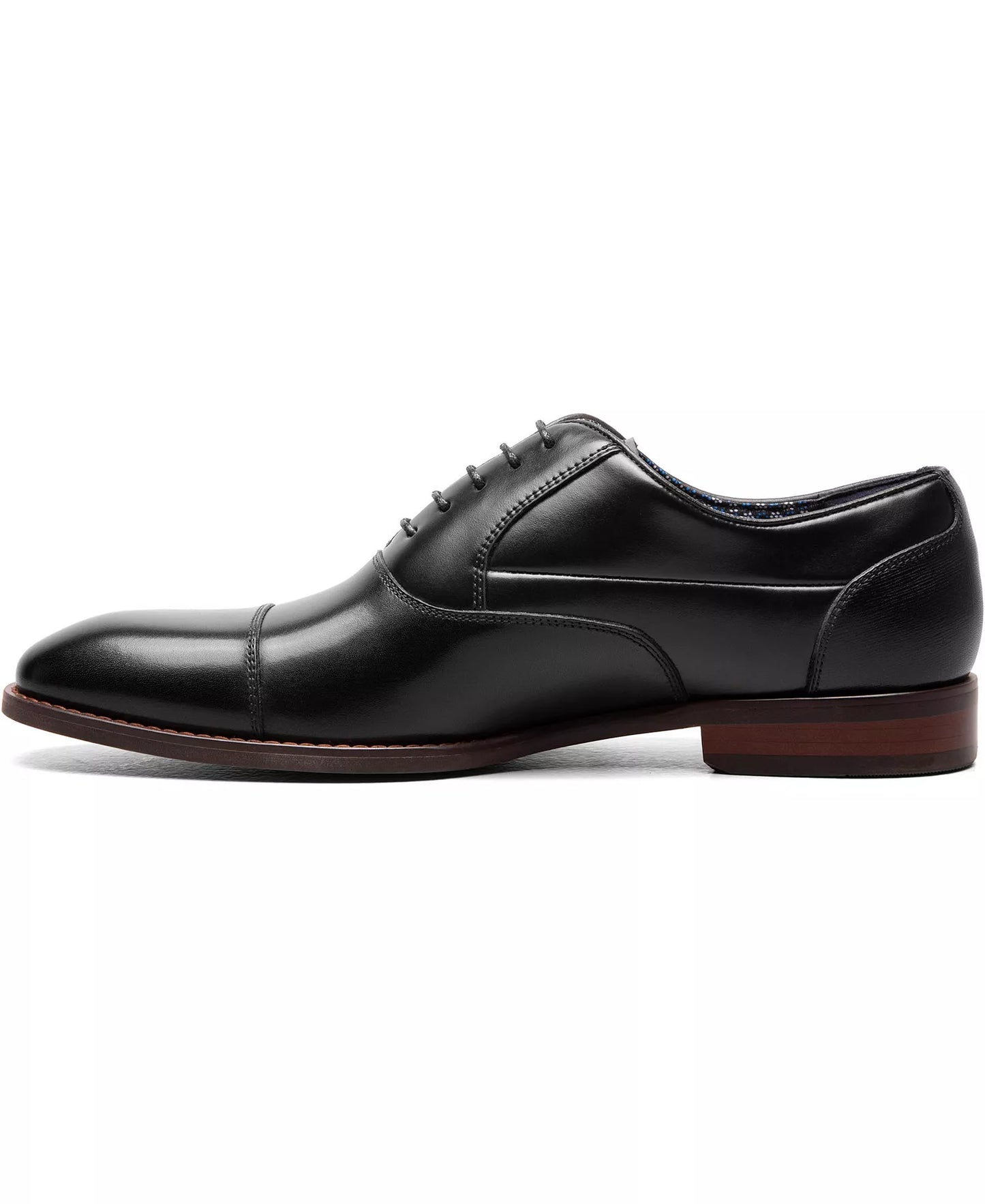 Stacy Adams Men's Kallum Cap-Toe Oxford Dress Shoes  Black Size 10.5W