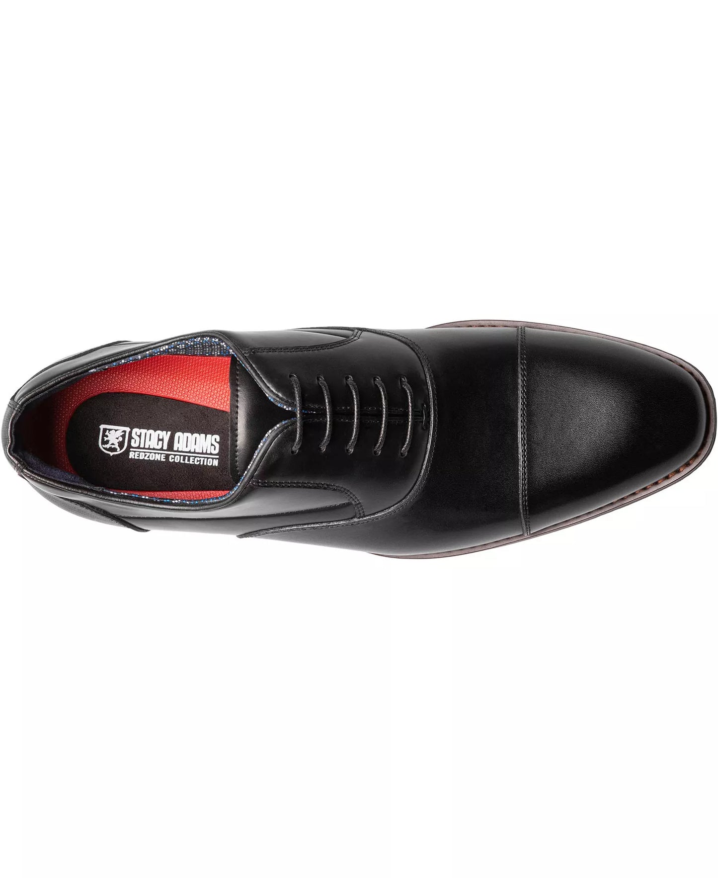 Stacy Adams Men's Kallum Cap-Toe Oxford Dress Shoes  Black Size 10.5W