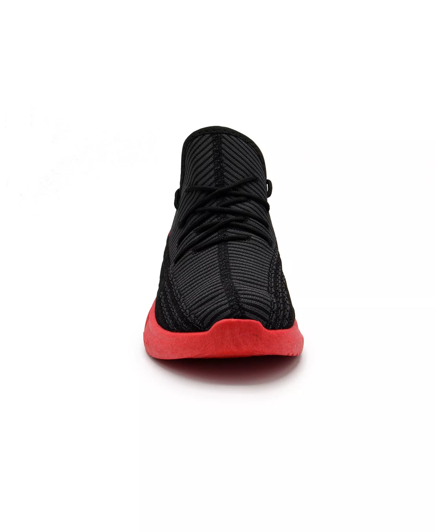 Akademiks Men's Fit 2.0 Knit Jogger Sneakers  Black/Red Size 9