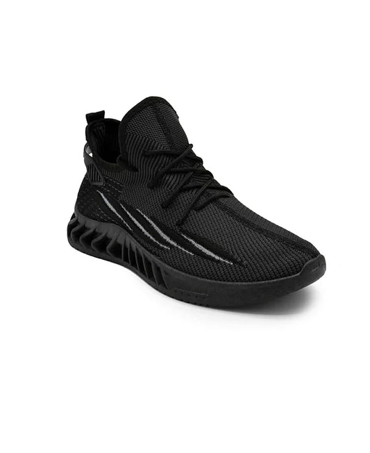 Akademiks Men's Fit 3.0 Knit Jogger Sneakers  Black Size 12