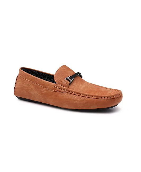 Aston Marc Men's Charter Bit Loafers  Tan Size 10