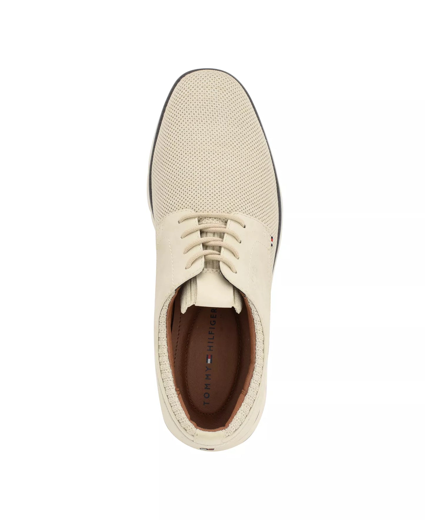 Tommy Hilfiger Men's Winner Casual Lace Up Oxfords  Light Natural Size 9.5