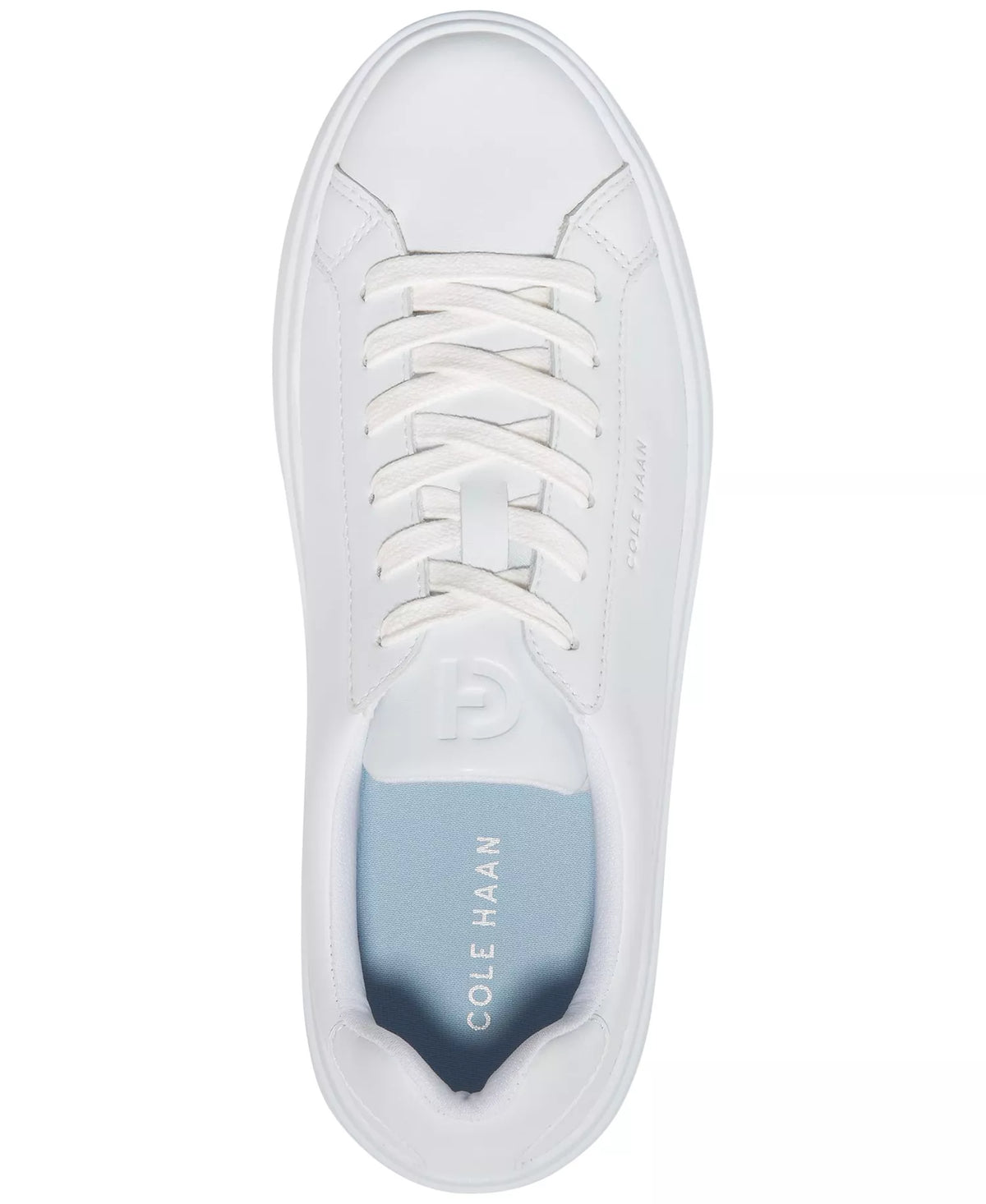 Cole Haan Women's Grand Crosscourt Daily Low-Top Sneakers  White/Argento Size 8