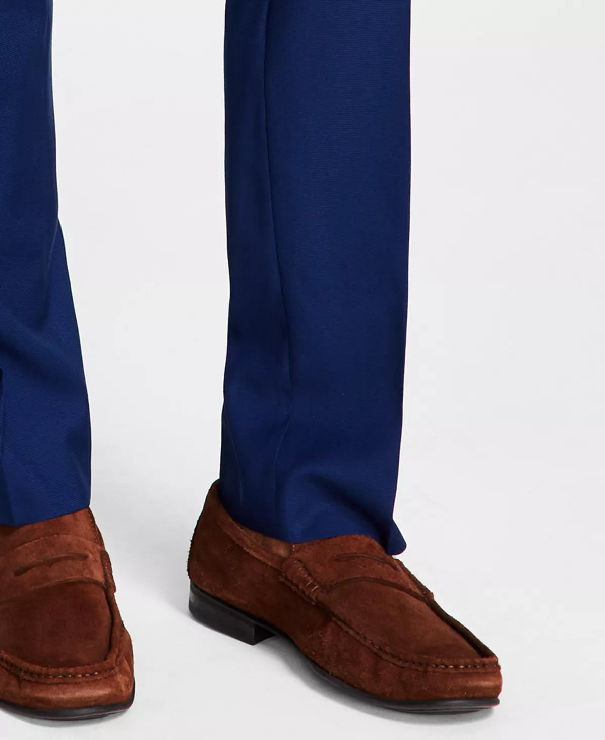 KENNETH COLE REACTION Men's Techni-Cole Suit Separate Slim-Fit Pants  Color Blue W38xL30