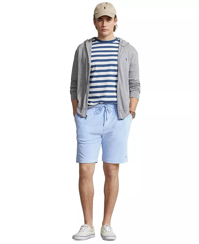Polo Ralph Lauren Men's 7-3/4-Inch Terry Drawstring Shorts  Color Austin Blue Size L