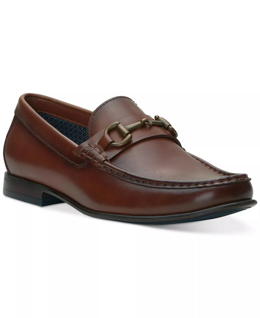 Vince Camuto Men's Caelan Bit Dress Loafers  Cognac Size 10