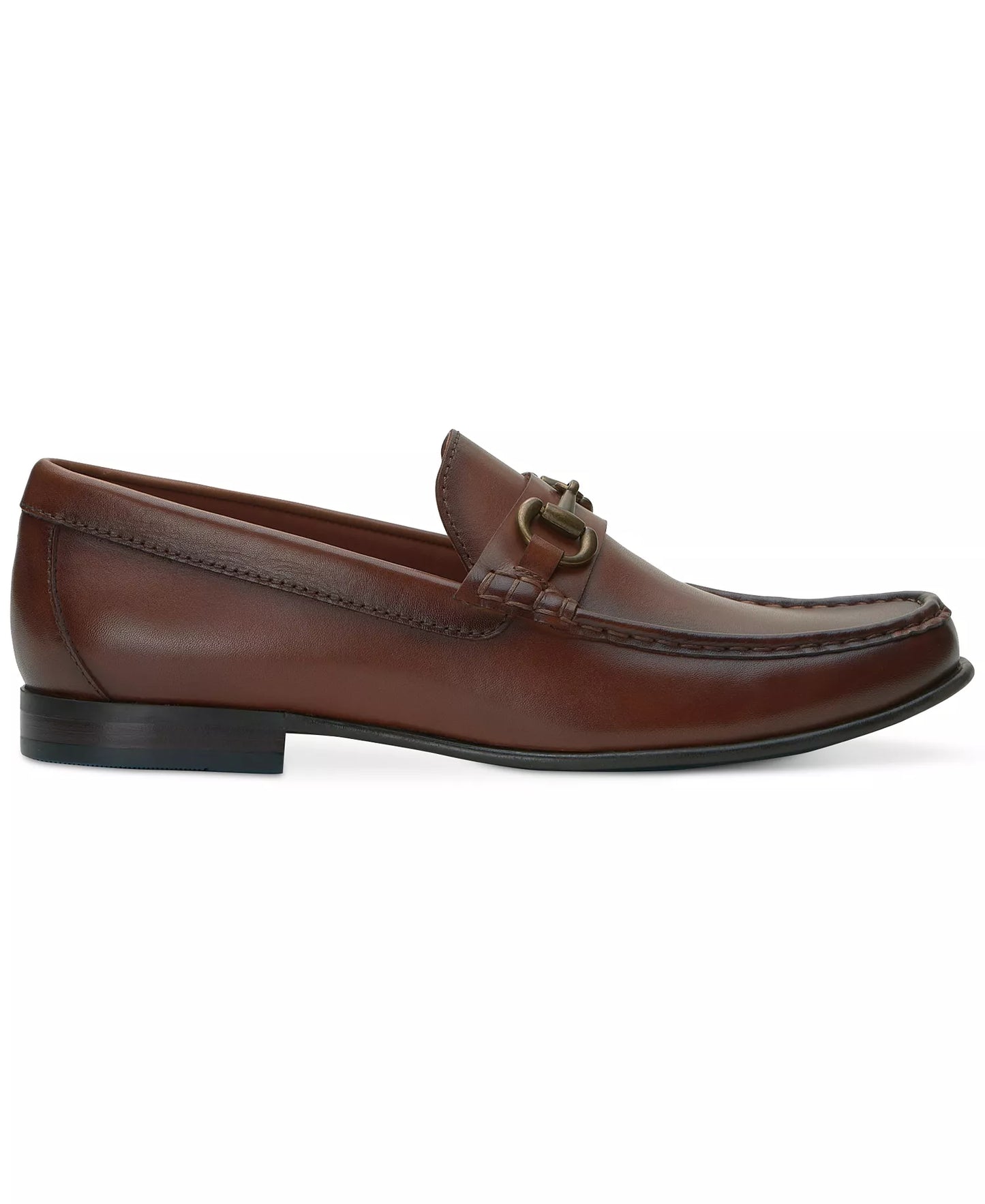 Vince Camuto Men's Caelan Bit Dress Loafers  Cognac Size 10