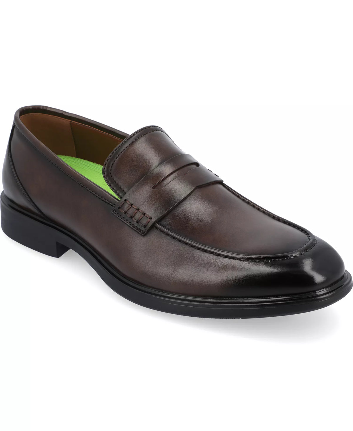 Vance Co. Men's Keith Penny Loafers  Brown Size 10W