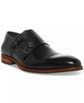 Steve Madden Men's Tilly Double Monk Strap Dress Shoes  Black Size 9