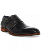 Steve Madden Men's Tilly Double Monk Strap Dress Shoes  Black Size 9