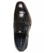Steve Madden Men's Tilly Double Monk Strap Dress Shoes  Black Size 9