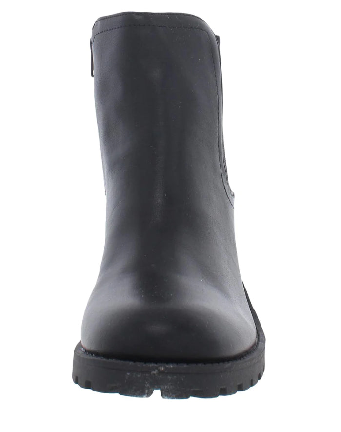 Sun + Stone Women's Morghan Lug Block-Heel Booties  Color Black Size 8.5M
