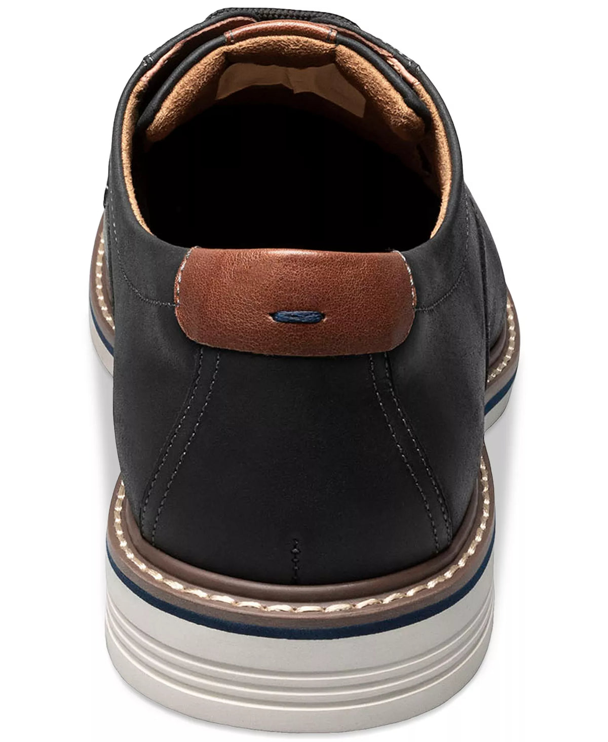 xFlorsheim Men's Norfolk Leather Plain Toe Oxfords  Black Size 9