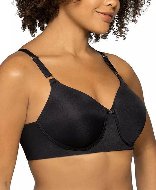 Vanity Fair Beauty Back Full Coverage Wireless Bra  Midnight Black Size 40B