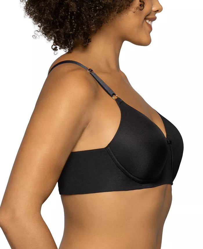 Vanity Fair Beauty Back Full Coverage Wireless Bra  Midnight Black Size 40B