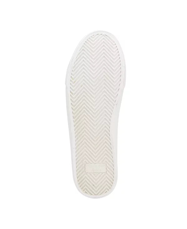 Calvin Klein Men's Rex Lace-Up Slip-On Sneakers  White/Navy Size 11