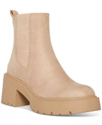 Madden Girl Trust Lug-Sole Chelsea Booties  Color Dark Taupe Size 9.5M