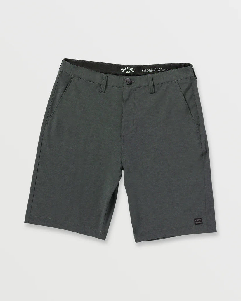 Billabong Men's Crossfire Submersible Hybrid Shorts  Asphalt Size 30