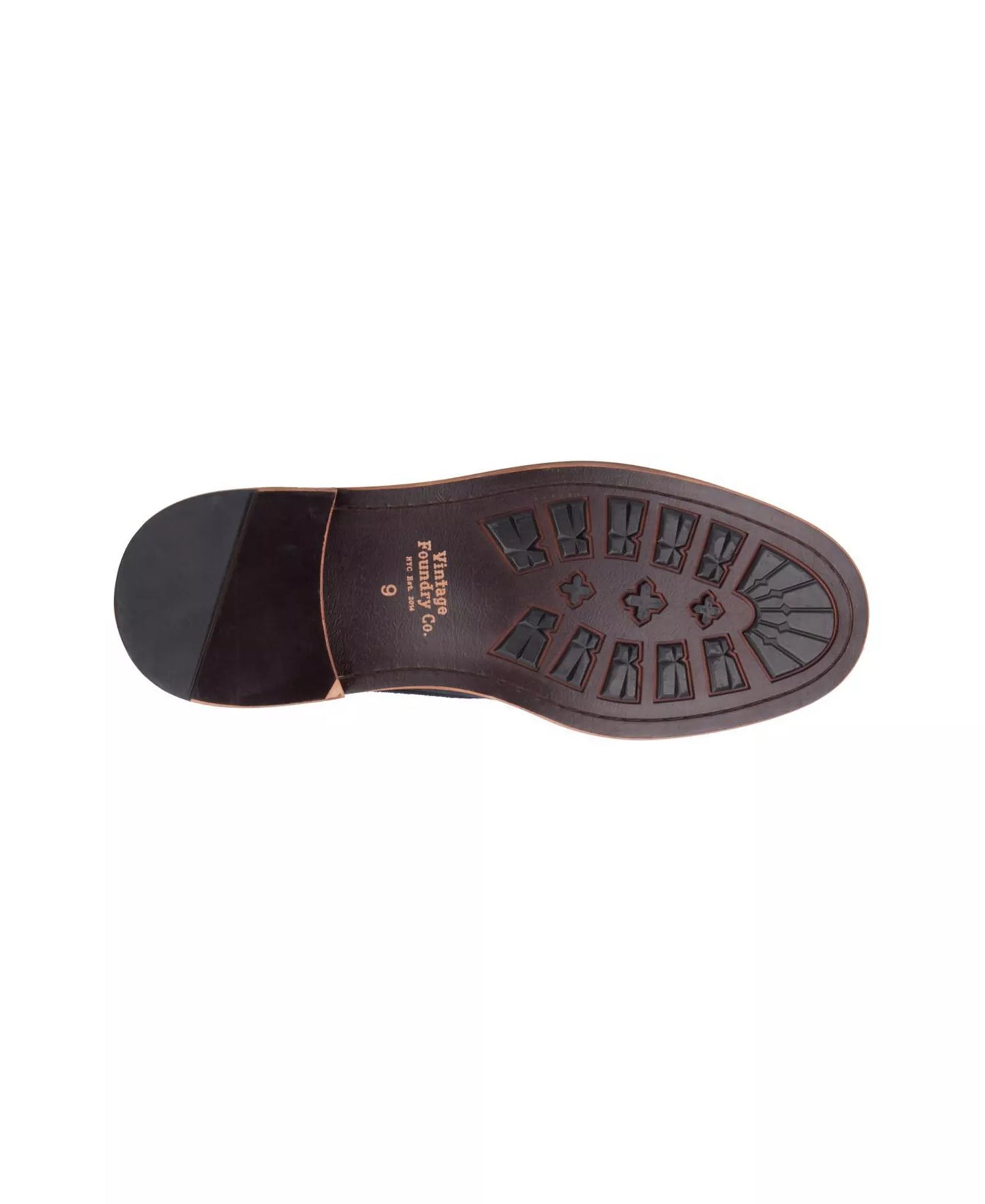 Vintage Foundry Co Men's Milton Suede Chukka Round Toe Boots  Navy Size 10.5