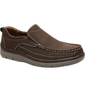 Aston Marc Men's Slip On Comfort Loafers  Brown Size 8