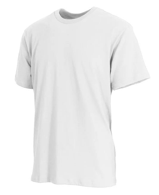 Men's Short Sleeve Crew Neck Classic T-shirt  White Size S
