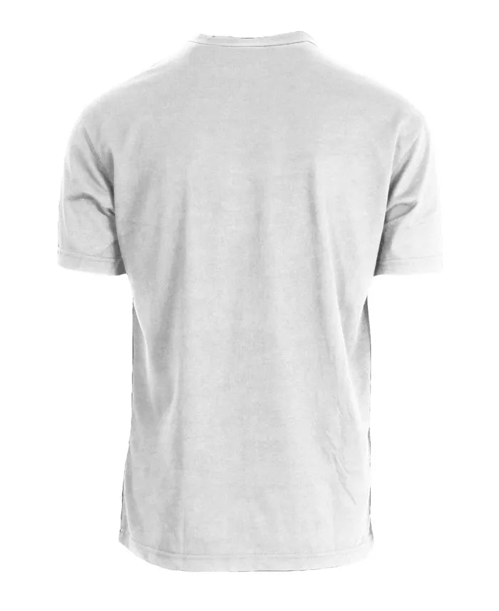 Men's Short Sleeve Crew Neck Classic T-shirt  White Size S