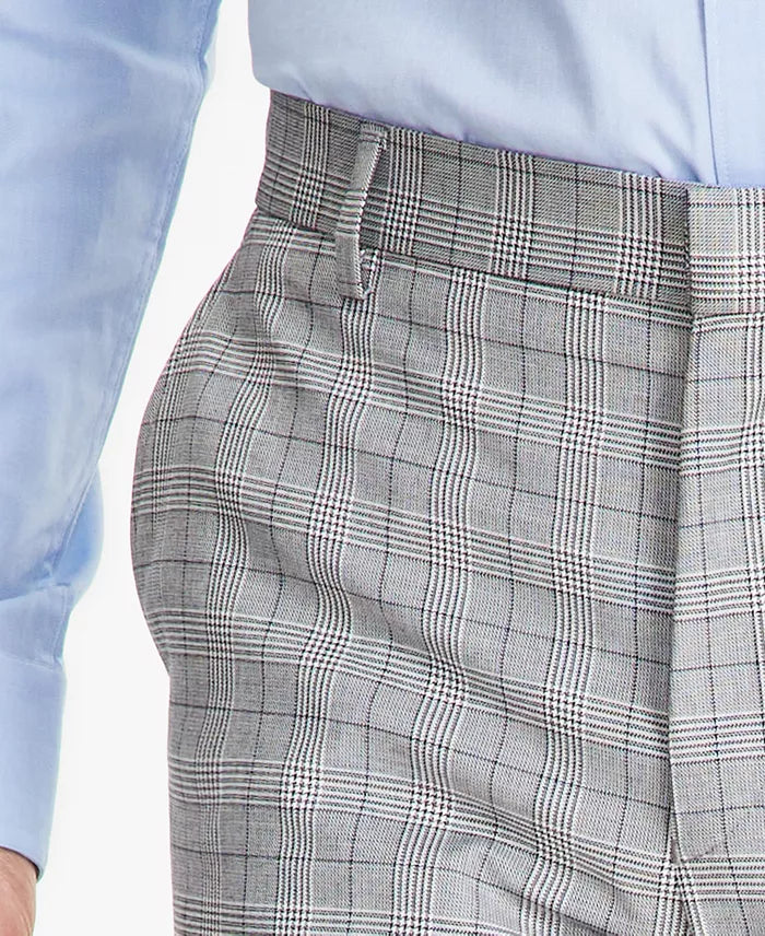 Tommy Hilfiger Modern-Fit THFlex Stretch Patterned Pants  Color Black/White W34xL32