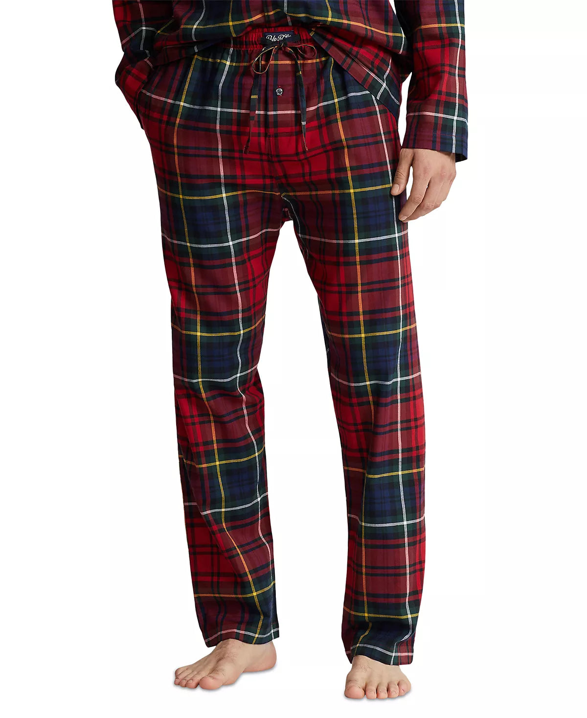 Polo Ralph Lauren Men's Cotton Plaid Flannel PJ Pants  Color Plaid Heritage Royal Size XL