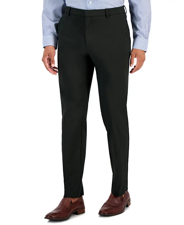 Tommy Hilfiger Modern-Fit Flex Stretch Solid Performance Pants  Color Black W36xL30