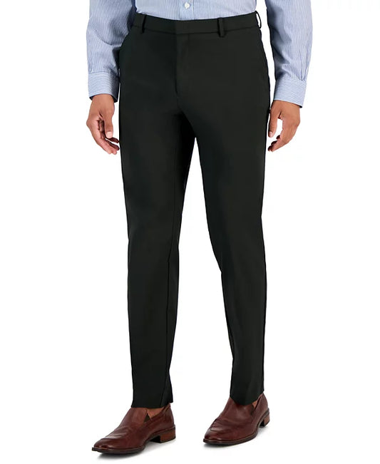 Tommy Hilfiger Modern-Fit Flex Stretch Solid Performance Pants  Color Black W36xL30