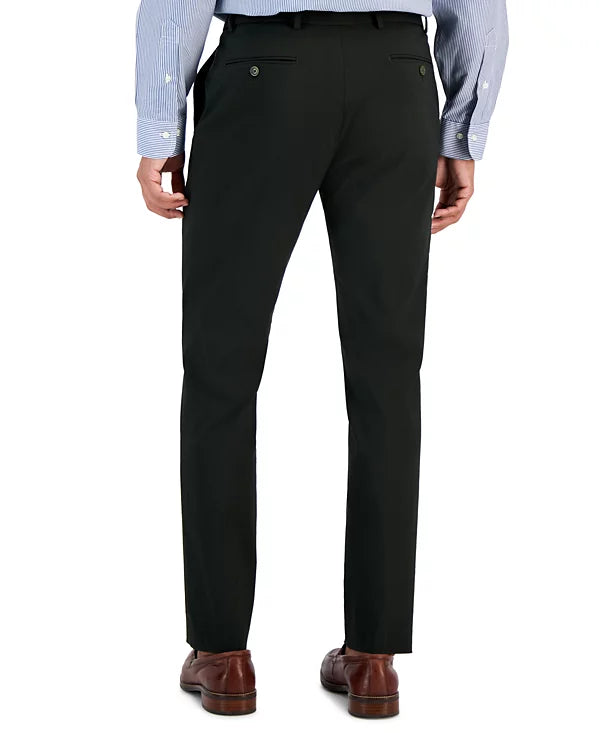 Tommy Hilfiger Modern-Fit Flex Stretch Solid Performance Pants  Color Black W36xL30