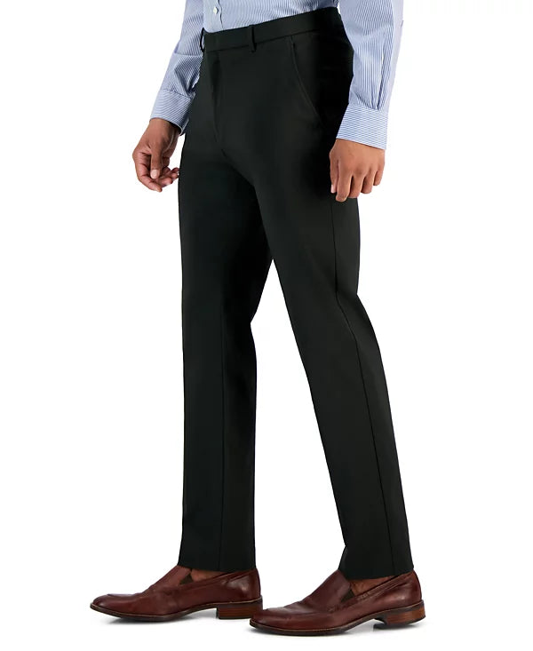 Tommy Hilfiger Modern-Fit Flex Stretch Solid Performance Pants  Color Black W36xL30