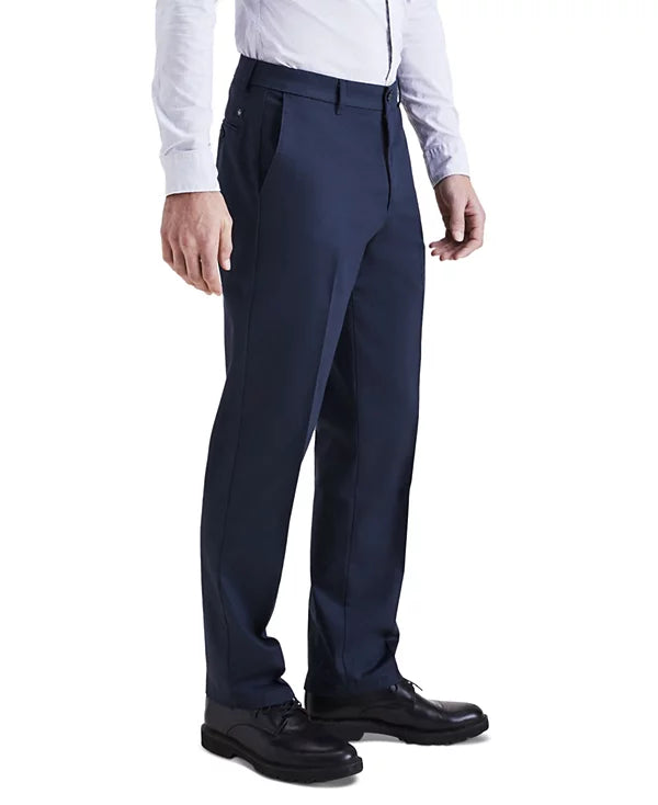 Dockers Men's Signature Straight Fit Iron Free Khaki Pants  Navy Blazer W38xL32