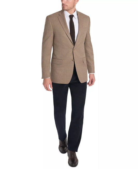 Lauren Ralph Lauren Men's Classic-Fit Sport Coat  Color Brown Check Size 40R