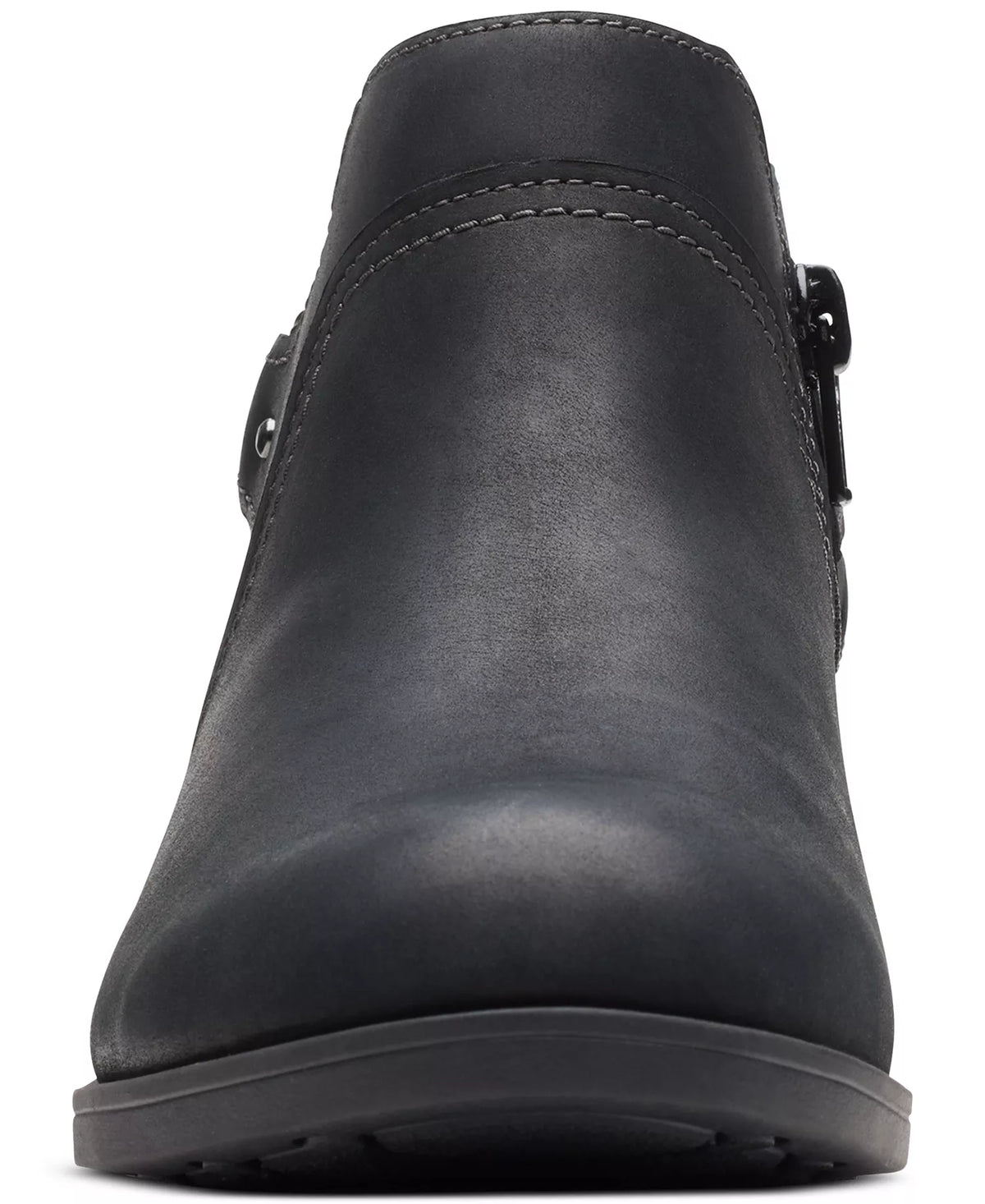 Clarks Women's Charlten Grace Buckled Ankle Booties  Black Size 6