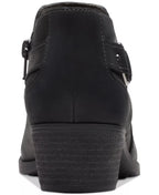 Clarks Women's Charlten Grace Buckled Ankle Booties  Black Size 6