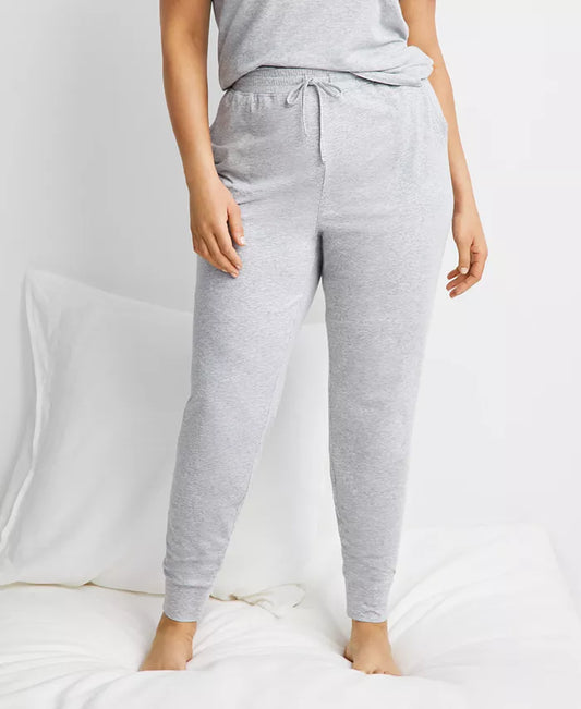 State of Day Women's Jogger Pajama Pants  Grey Heather Size 2XL
