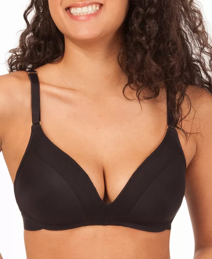 Lively The All-Day Wireless Push Up Bra  Jet Black Size 38C