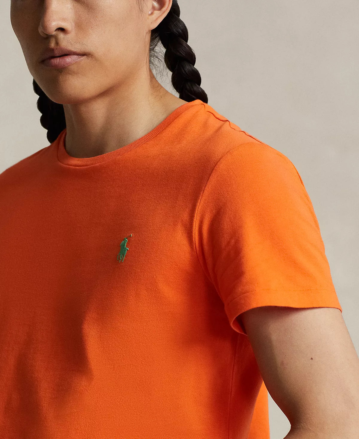 Polo Ralph Lauren Men's Classic-Fit Jersey Crew-Neck T-Shirt  Color Lifeboat Orange Size 2XL