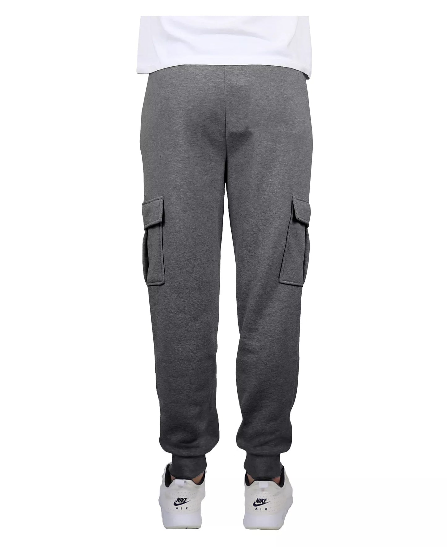 Blue Ice Men's Heavyweight Fleece-Lined Cargo Jogger Sweatpants  Charcoal Size XL