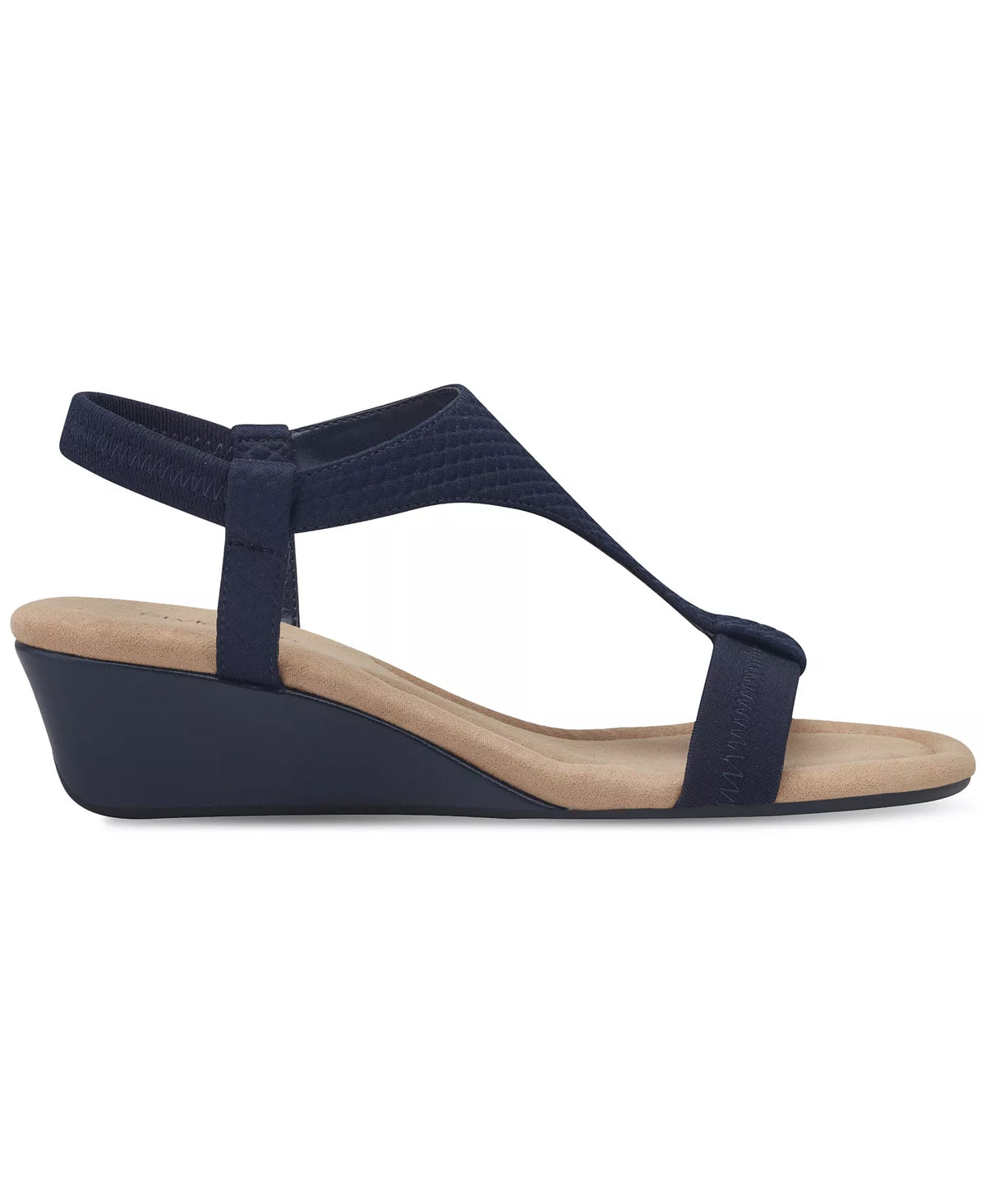 Style & Co Women's Step N Flex Vacanzaa Wedge Sandals  Navy Size 10