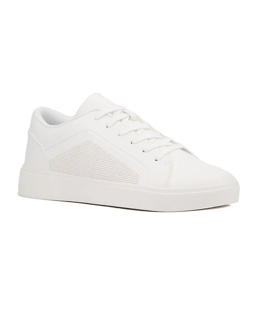 New York & Company Men's Rupertin Low Top Sneakers  White Size 11